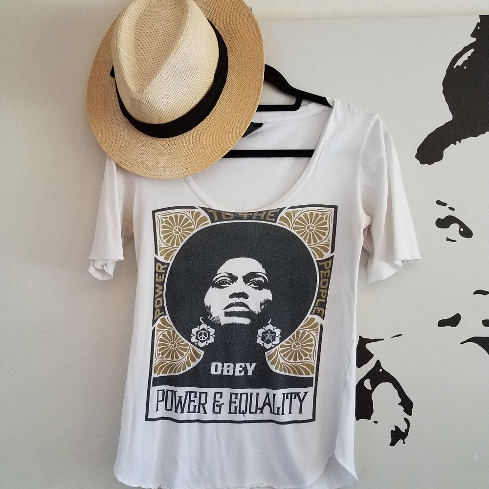 Women's Power & Equality Obey Shirt